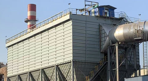 Sekundär dammborttagning av ståltillverkningsomvandlare i Jiyuan Iron and Steel, Henan